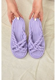 Resim Fox Shoes Lila Kadın Terlik K848220509 