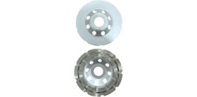 Resim 115 mm Çift Sıra Elmas Beton Silme Taşı 