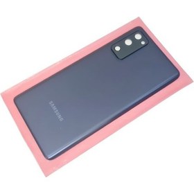 Resim Samsung Galaxy Uyumlu S20 Fe Arka Pil Batarya Kapağı Full Lensli Siyah 