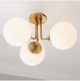 Resim Rsylight 3'lü Modern Eskitme Kaplama Plafonyer Çok Renkli 
