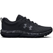 Resim Under Armour Charged Assert 10 Camo Erkek Siyah Koşu Ayakkabısı 