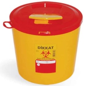 Resim Tıbbi Atık Kutusu - Tıbbi Atık Kovası 5 Litre 2 Adet 
