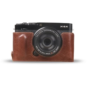 Resim MegaGear Gerçek Deri Fujifilm X-e4 Ile Uyumlu Kamera Kılıfı 