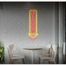 Resim Pizza Yazılı Neon Tabela Kırmızı 
