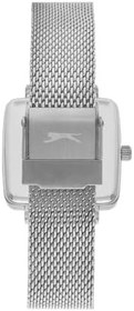 Resim SLAZENGER, GOLD KARE KASA, BEYAZ KADRAN, ÇELİK HASIR KORDON, TAŞLI, QUARTZ, 25MM, 3ATM, KADIN KOL SAATİ, SL.09.2255.3.09 