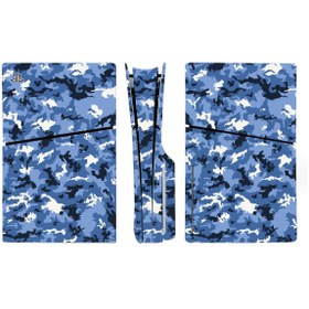 Resim Kt Grup Kamuflaj Playstation 5 Slim Kasa Disk Versiyon Modern Sticker Kaplama Seti 