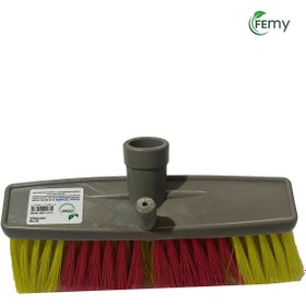 Resim Femy Plastik Oto Fırça 20 cm Sapsız - Otomobil Yıkama Fırçası, Hortum Girişli Araba Fırçası 