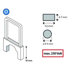 Resim Novus O/10 Tip İzoleli Kablo Zımba Teli 350 Li Paket 