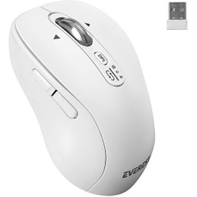 Resim Everest ETERNAL USB Beyaz 2.4GHz Kablosuz Mouse 
