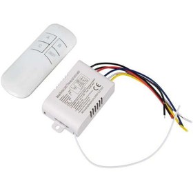 Resim Zibox Powermaster PM-20977 Avize Kumandası 4 Fonksiyonlu 