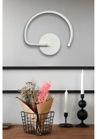 Resim Gigi Aplik Modern Tasarım Beyaz Renk - Gün Işığı Ledli Banyo ... Beyaz 
