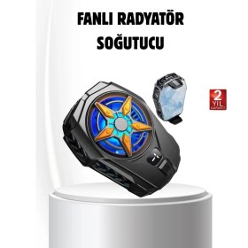 Resim Rivera Tech Rvrtch Oyun Telefonu Soğutucu Fan - Sessiz ve Kompakt Mobil Soğutma Cihazı 