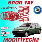 Resim Coil-Ex Clio 1 1994 - 1998 Arası 40Mm Alçaltma Spor Yay H 