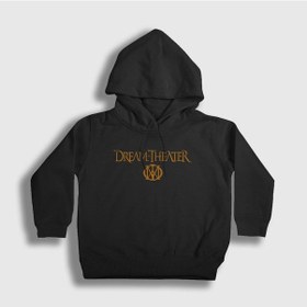 Resim Presmono Unisex Çocuk Logo V2 Dream Theater Kapüşonlu Sweatshirt 