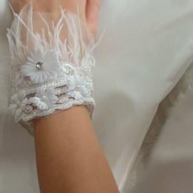 Resim Nikah İmza Eldiveni Kırık Beyaz 