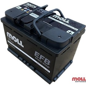 Resim Moll 12 volt 74 Ah Efb Start-Stop Akü 
