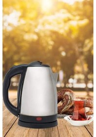 Resim Kettle C F Tipi 220-240v Paslanmaz Çelik Elektrik Kablolu Otomatik Kapanma Çok Renkli 
