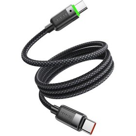 Resim Mcdodo Ca-2000 60w Usb-c To Usb-c Manyetik Sarılabilir Kablo - 1.2 M Siyah 