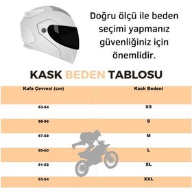 Resim Free M Fr 801 Turuncu Kross Kapalı Motosiklet Kask 
