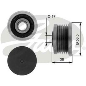 Resim GATES OAP7081 ALTERNATÖR KASNAĞI MEGANE LAGUNA II TRAFIC MASTER 1 