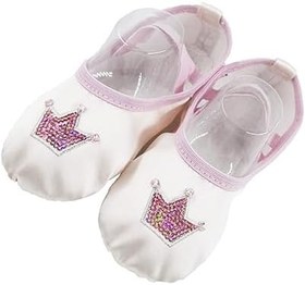 Resim 2 Çift Terlik Çocuklar Için Kızlar Için Bale Ayakkabıları Bale Dans Ayakkabıları Bale Terlik Jimnastik Yoga Ayakkabıları Uygulama Ayakkabıları Spor Ayakkabıları Dans Ayakkabıları 