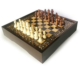 Resim Star Oyun Vip Sedef Büyük Boy Satranç Takımı 40x40x8 CM - 1050446 