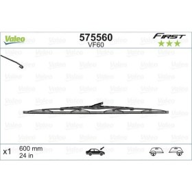 Resim Valeo Silecek Süpürgesi 60Cm X1 Normal Tip First Üniversal 13 