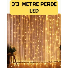 Resim Astraltech Şelale Tasarımlı Perde LED – Düğün ve Özel Gün Işıkları 