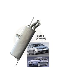 Resim Volkswagen Golf 5 Çift Çıkışlı Arka Susturucu Arka Eksoz 2004-09 