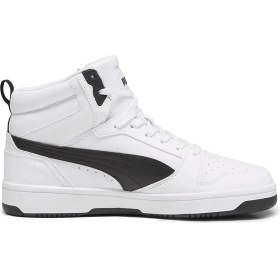 Resim Puma 392326 02 Rebound V6 Beyaz-Siyah Erkek Basketbol Ayakkabısı 