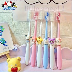 Resim Sanrio Yeni Yumuşak Kıllı Diş Fırçası Karikatür Sevimli Moda Hello Kitty Keroppi My Melody Pochi Mamekichi Yapay Yeşim Gudetama Puding Köpek Aile, Arkadaşlar İçin Anneler Günü Hediyesi Seçimi 