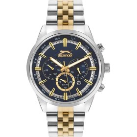 Resim Slazenger SL.09.2204.2.05 Erkek Kol Saati | 46 mm Çift Renk Paslanmaz Çelik Kasa 