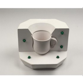 Resim Alâ Çay Fincanı Alçı Kalıp 