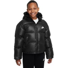 Resim Nike K Nsw Tf Rpl Hgh Synfl Jkt Ult Çocuk Mont Siyah 