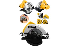 Resim Schatz 800W Bakır Sargı Sjs Metal Şanzıman Sunta Kesme Daire Testere Makinesi Sarı 180MM 