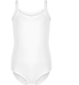 Resim Berrak Kız İp Askılı Çıtçıtlı Body 2537 - Beyaz / 3-4 yaş 