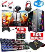 Resim DMC Nx32 (PUBG,GTA 5) I7-2600,16GB RAM,256GB SSD 500GB HDD,4GB RX550,24'oyuncu Masaüstü Bilgisayar 