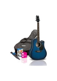 Resim Ashton Spd25Ceq Tbb Elektro Akustik Gitar Seti + Kılıf 