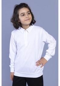 Resim Toontoy Kids Toontoy Erkek Çocuk Polo Yaka Sweatshirt Lacivert 