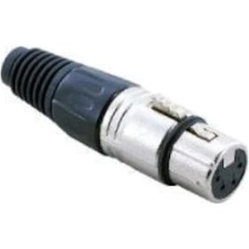 Resim Ceysanticaret-4 Pin Canon Xlr Konnektör Kablo Tipi Dişi 