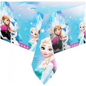 Resim Elsa Frozen Karlar Ülkesi Parti Temalı 120cm x 180cm Masa Örtüsü 