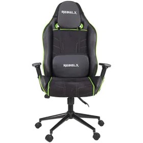 Resim Rebelx Oyuncu Koltuğu Square Eco Yeşil Renk 