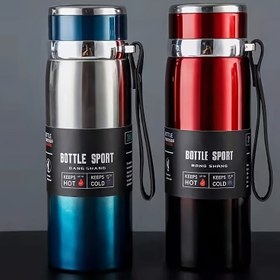 Resim 33.81oz Paslanmaz Çelik İzoleli Su Şişesi - Büyük Kapasite, Dış Mekan Sporları ve Kamp için Dayanıklı, Mat Bitiş, 316 Paslanmaz Çelik, İçecekleri Sıcak veya Soğuk Tutuyor, Yürüyüş ve RV Aksesuarları için Mükemmel, Hidrasyon | Şık Su Şişesi | Dayanıklı Yapı 
