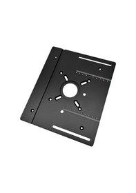 Resim Yönlendirici Tablası Ekleme Plakası Alüminyum Alaşımlı Siyah 