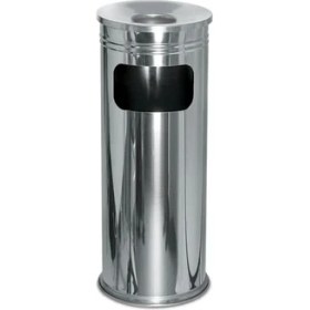 Resim Paslanmaz Çelik Ayaklı Kolon Küllük Dış Mekan Sigaralık No:2 