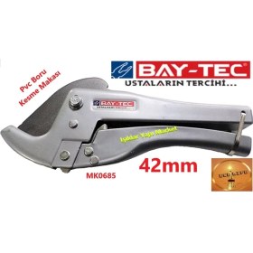 Resim 42MM Pprc-Pvc Boru Kesme Makası, Gri, Dayanıklı ve Pratik Kullanım 