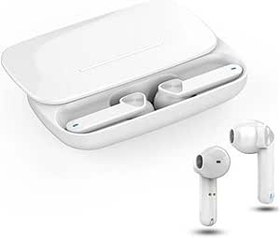 Resim Favors True Wireless Beyaz Kızaklı Bluetooth Kulaklık Version 5.0 Suya Dayanıklı Sürüm 
