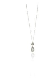 Resim Gümüş Rodajlı Zirkon Taşlı Elmas Montürlü Damla Set Barcode Rose Gold - Rodyum 