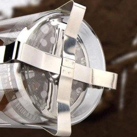 Resim Ahşap Detaylı 350 Ml Cam French Press Diğer 