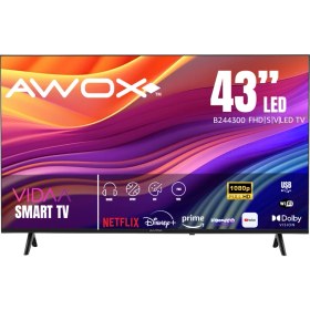 Resim Awox B244300 Full HD 43\ 109 Ekran Uydu Alıcılı Smart LED TV 